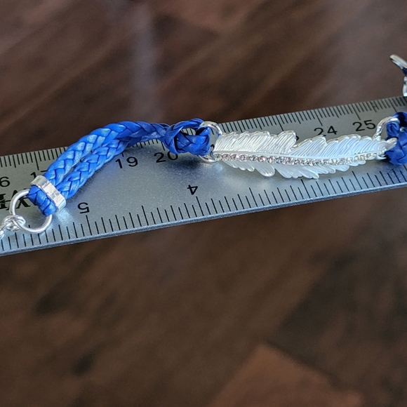 RFM Roberto Mennella Cortona Interchangeable Braided Strap Leaf Bracelet Silver - Picture 9 of 10